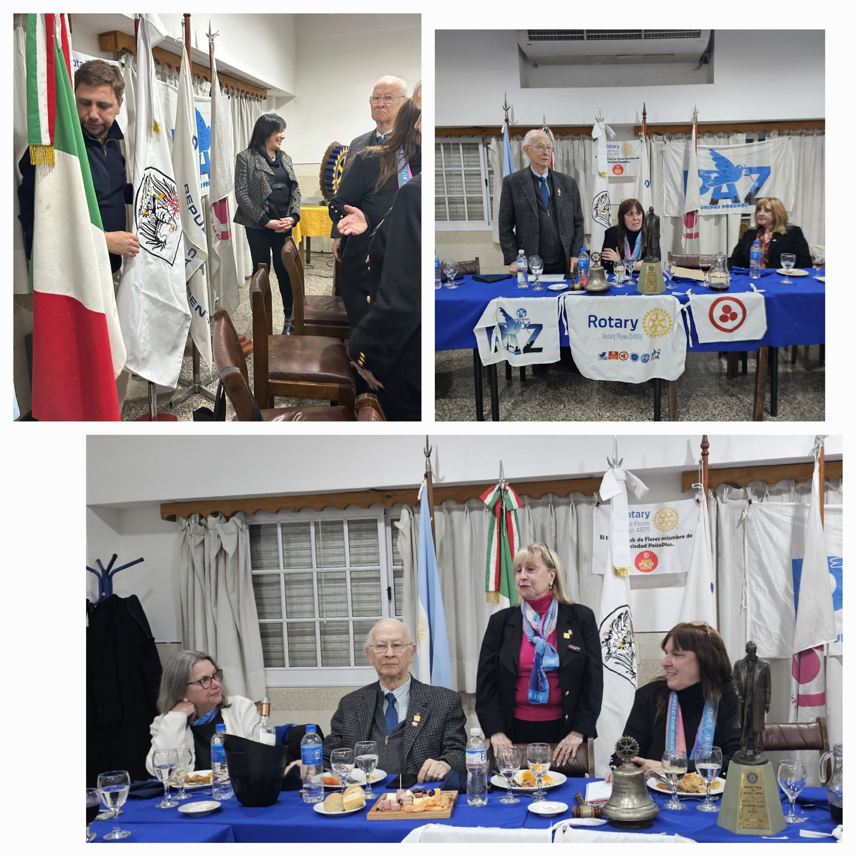 Recibimos la bandera de la ciudad por parte de la Jefatura de Gobierno